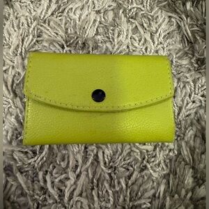 Small green wallet